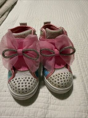 Skechers twinkle toes light-up high-top sneakers
